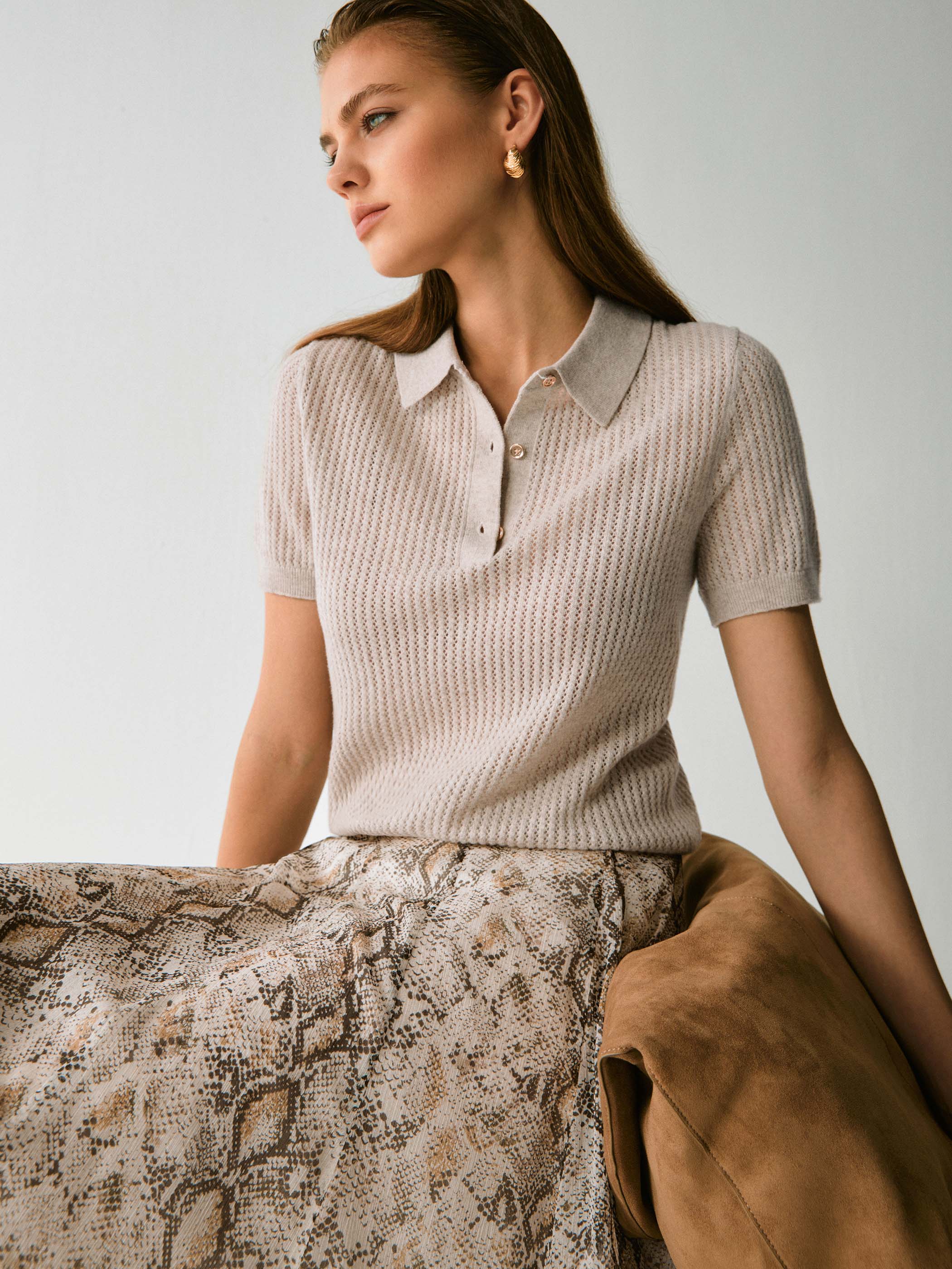Elke Wool Cashmere Top