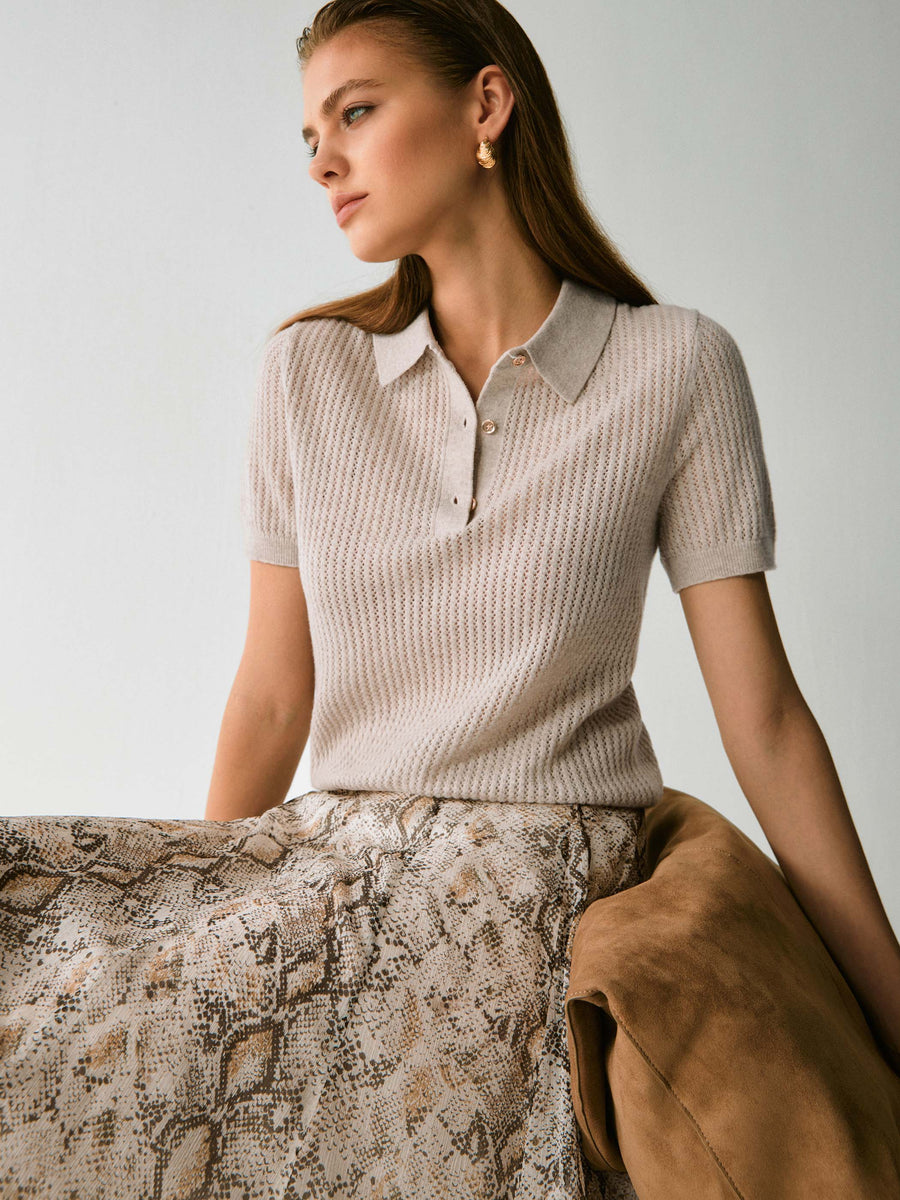 Elke Wool Cashmere Top